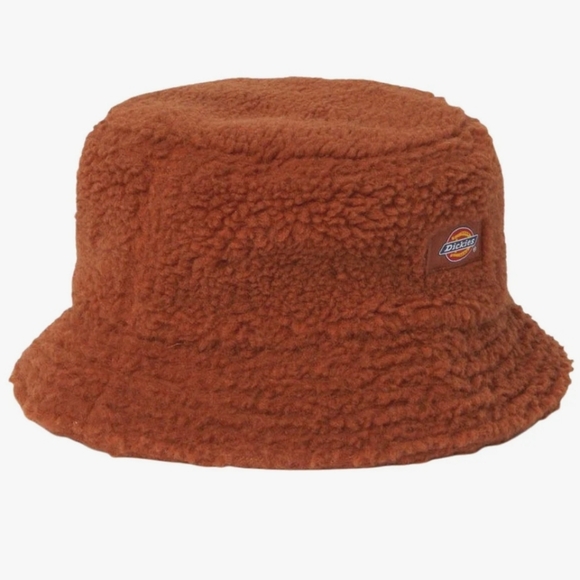 NWT Unisex Dickies Red Chute Sherpa Bucket Hat - Picture 4 of 6